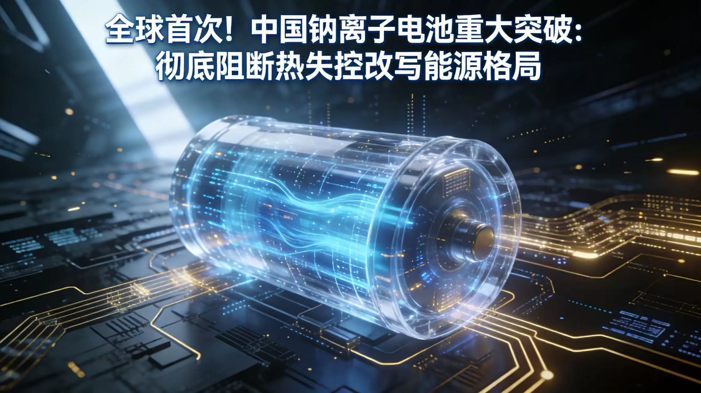 全球首次!中国钠离子电池重大突破:彻底阻断热失控改写能源格局